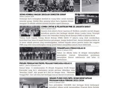 Kegiatan Sekolah Bulan Januari 2024